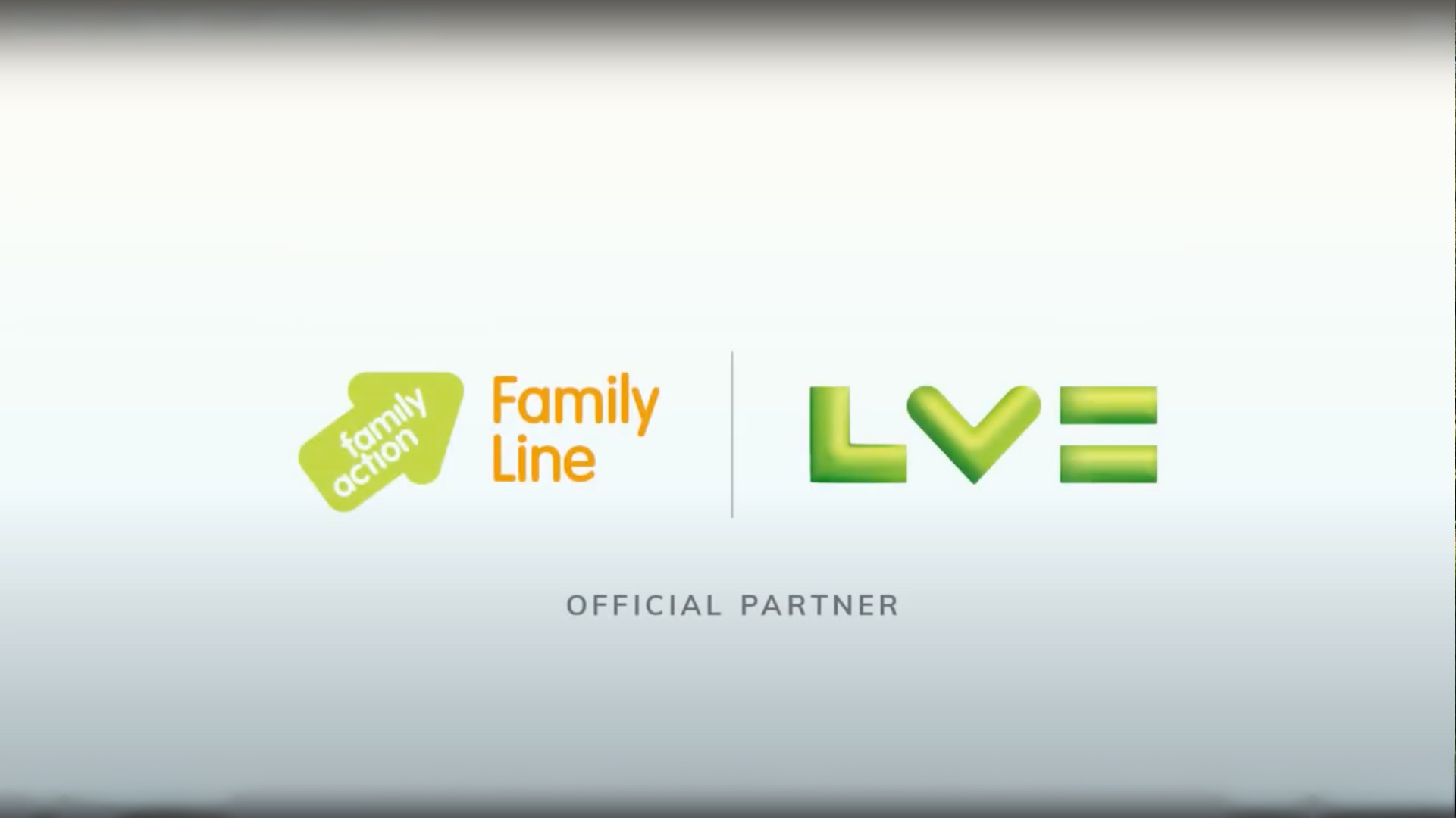 Logos of Family Action and LV for Family Line charity video created by WIDEO.co.uk